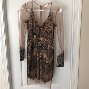 Open Back Lace Dress